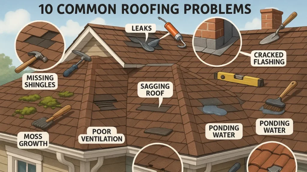 10 Common Roofing Problems and How to Fix Them