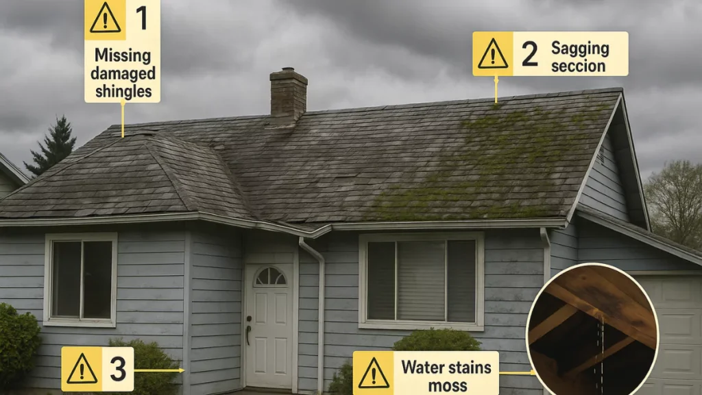 Top 7 Signs Your Roof Needs Immediate Attention in Roseburg