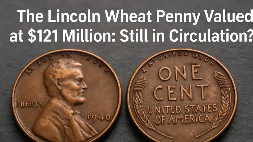 The Lincoln Wheat Penny valued at $121 Million, Still in Circulation?