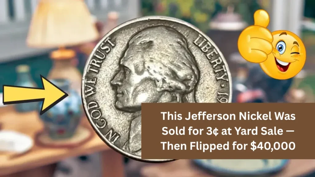 This Jefferson Nickel Was Sold for 3¢ at Yard Sale — Then Flipped for $40,000