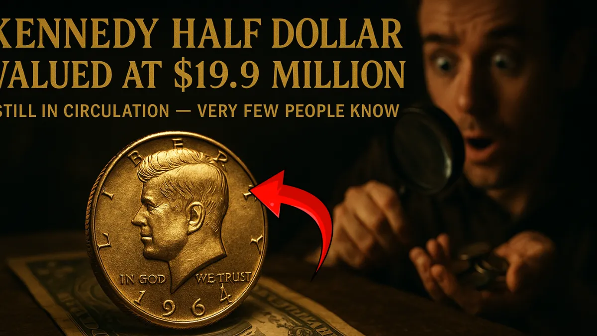 Kennedy Half Dollar Valued at $19.9 Million, Still in Circulation- Very Few People Know