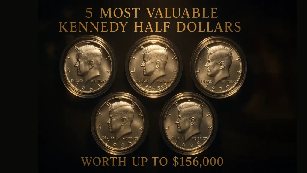 5 Most Valuable Kennedy Half Dollars Worth Up to $156,000
