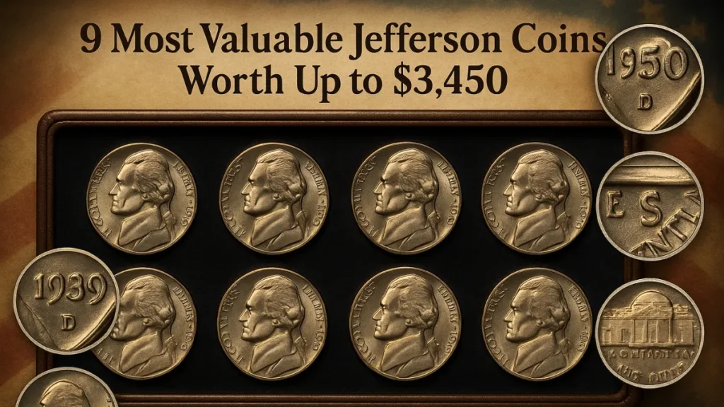 9 Most Valuable Jefferson Coins Worth Up to $3,450 – Check Your Change!