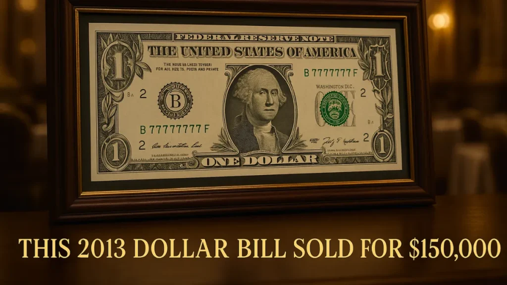 This 2013 Dollar Bill Sold for $150,000 – Check Your Wallet Now!