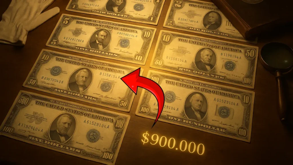 8 Rare Silver Certificate Dollar Bills Worth $900,000 – Could You Have One?