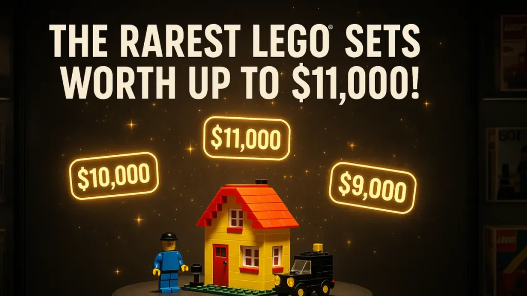 The Rarest Lego Sets Worth Up To $11,000!