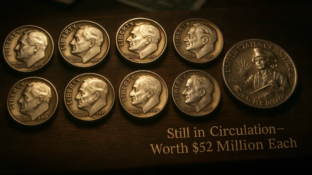 Eight Rare Dimes and a Bicentennial Quarter, Worth $52 Million Each: They're still in circulation.