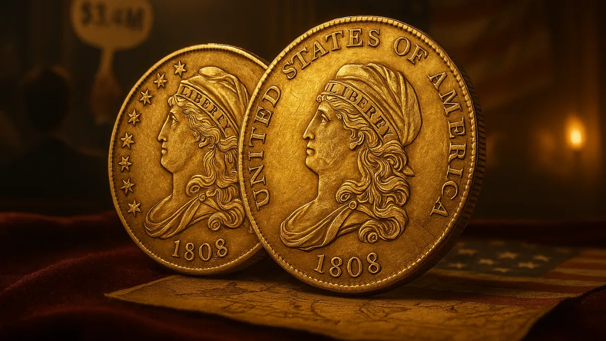 $3.4 Million for a Rare U.S. Coin – What’s Special About the 1808 Quarter Eagle?
