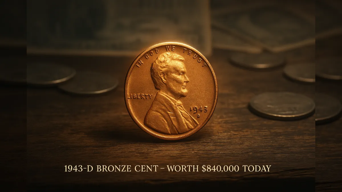$840,000 Value for the 1943-D Bronze Cent – The Rare Coin’s Unique History
